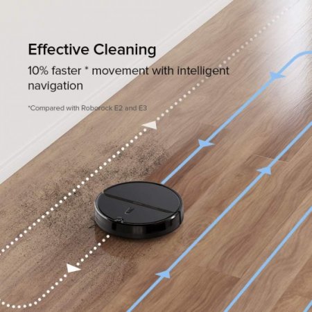 Roborock E4 Robot Vacuum Cleaner, Internal Route Plan with 2000Pa Strong Suction, 200min Runtime, Carpet Boost, APP Total Control Robotic Vacuum, Ideal for Pets and Larger Home