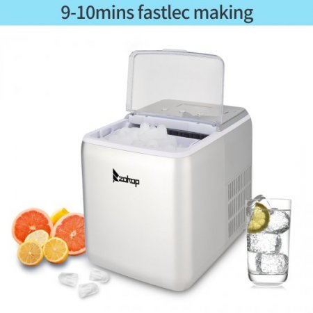 Ktaxon Portable Countertop Ice Maker Machine 44lbs/24h Self-Clean Function