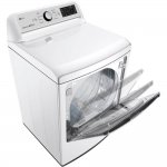 LG DLG7301WE 7.3 Cu. Ft. White Ultra Large Capacity Smart Top Load Gas Dryer