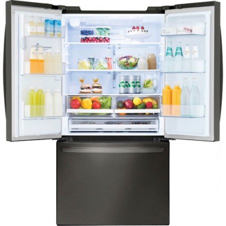 LG LFXS26973D 26 Cu. Ft. Black Stainless French Door Refrigerator