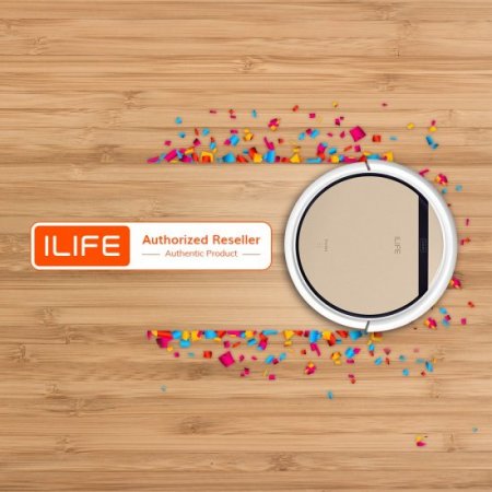 ILIFE V5s Pro-W, Robot Vacuum and Mop 2 in 1, with Water Tank, Self Charging, Tangle Free for Pet Hair