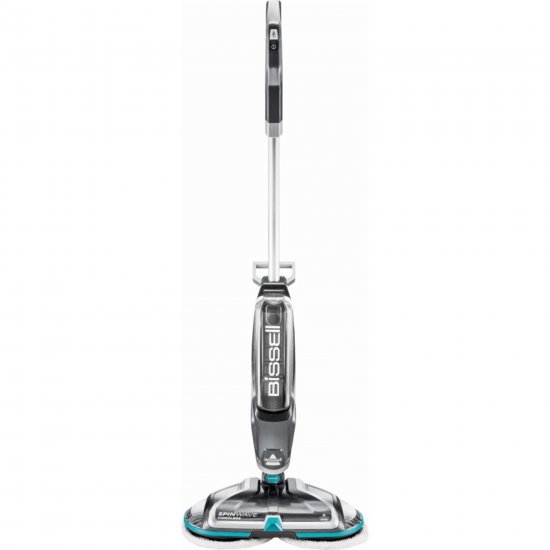 BISSELL SpinWave Cordless Powered Mop (2315) Titanium/Electric Blue