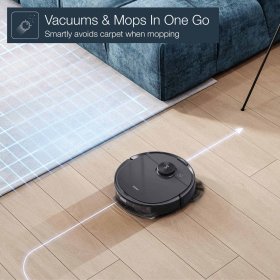 ECOVACS DEEBOOT N8+ All-In-One Robot Vacuum Cleaner and Mop, Auto-Empty Station