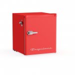 Frigidaire, 1.6 Cu ft Retro Dry Erase Compact Refrigerator With Side Bottle Opener, (EFR177), Red