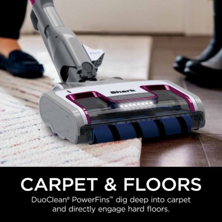 Shark Vertex UltraLight Corded Stick Vacuum with DuoClean PowerFins and Self-Cleaning Brushroll, HZ2000
