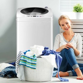 Full-Automatic Laundry Wash Machine Washer, Spinner with Drain Pump