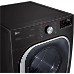 LG DLGX4501B 7.4 Cu. Ft. Black Steel Stackable Smart Gas Dryer