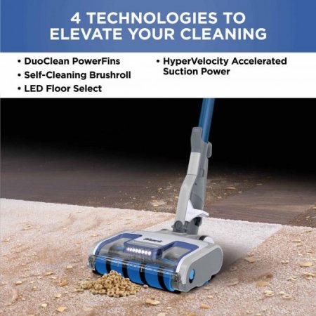 Shark Vertex UltraLight DuoClean PowerFins Corded Stick Vacuum with Self-Cleaning Brushroll