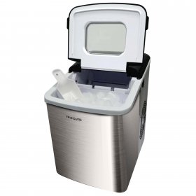 Frigidaire 26lb. Countertop Portable Ice Maker EFIC121-SS, Stainless Steel