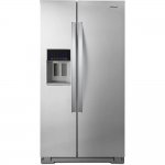 Whirlpool WRS571CIHZ 21 Cu. Ft. Stainless Counter Depth Side-by-Side Refrigerator