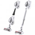 MOOSOO M8 Cordless Vacuum Cleaner, 4 in 1 Lightweight Stick Vacuum with 2 Speed Modes