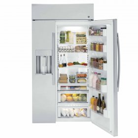 GE Profile PSB42YSKSS 24 Cu. Ft. Stainless Built-In Side-by-Side Refrigerator