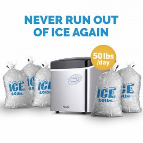 Newair 50lb. Stainless Steel Portable Ice Maker