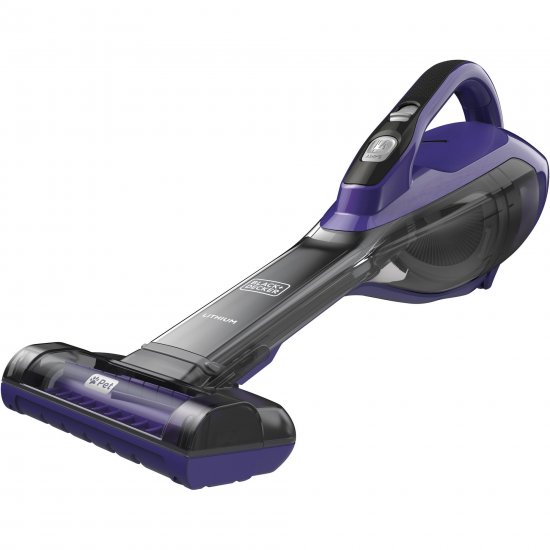 BLACK+DECKER Cordless Pet Hand Vacuum (Pet Purple), HLVA325JP07