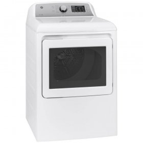 GE GTD72GBSNWS 7.4 Cu. Ft. 12-Cycle Electric Dryer with HE Sensor Dry