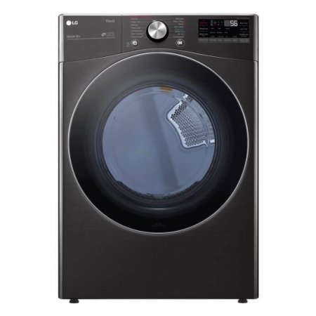 LG DLGX4201B 7.4 Cu. Ft. Black Steel Smart Front Load Gas Dryer with TurboSteam™