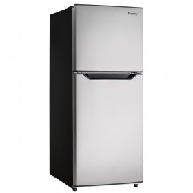Danby 10.1 Cu. Ft. Refrigerator w/Freezer Stainless Steel Look DFF101B1BSLDB