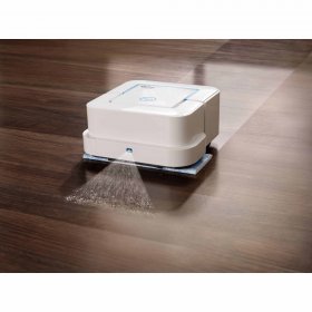 iRobot Braava jet 245 Superior Robot Mop - App enabled, Precision Jet Spray, vibrating cleaning head, wet and damp mopping, dry sweeping modes