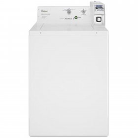 Whirlpool CAE2745FQ 27 Inch Commercial Top Load Washer with Coin Equipped