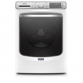 Maytag MHW8630HW 27 Inch 5.0 cu. ft. Front Load Washer with Steam, PowerWash System, Fresh Hold Option, Optimal Dose Dispenser, 11 Wash Cycles, 1,200 RPM, Overnight Wash & Dry Cycle and ENERGY STAR Ra