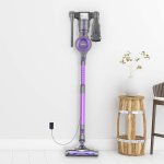 Geemo Cordless Stick Vacuum Cleaner 20kpa Powerful Suction 4-in-1 Lightweight Vacuum Cleaner for Hard Floor Carpet Pet Hair - E4