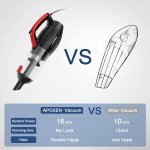 Aposen 4 In 1 Corded Vacuum Powerful 16Kpa Stick Vacuum Cleaner for Hard Floor, Carpet