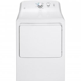 GE Appliances GTD33EASKWW 27 Inch Electric Dryer with 7.2 cu. ft. Capacity White