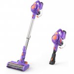 MOOSOO Cordless Vacuum Cleaner Lightweight 4-in-1 Stick Portable Vacuum Cleaner for Pet Hair, Hardwood Floor