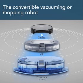 ECOVACS DEEBOT 661 Robot Vacuum Cleaner and Mop, 110 Minute Battery Life