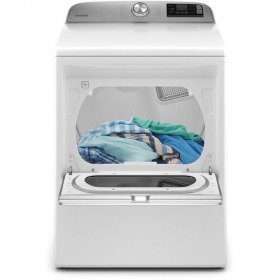 Maytag MED6230HW 7.4 Cu. Ft. White Top Load Smart Dryer