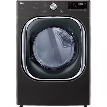 LG DLGX4501B 7.4 Cu. Ft. Black Steel Stackable Smart Gas Dryer