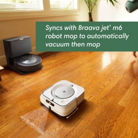 iRobot Roomba j7+ (7550) Wi-Fi Connected Self-Emptying Robot Vacuum