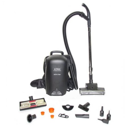 Atrix Backpack HEPA Vacuum, Black