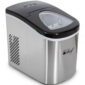 Deco Chef IMSTS Compact Electric Ice Maker Stainless Steel (Renewed)