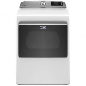 Maytag MED6230HW 7.4 Cu. Ft. White Top Load Smart Dryer