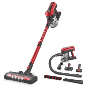 MOOSOO K23pro Stick Vacuum Cleaner Lightweight Cordless Vacuum for Hard Floor Carpet