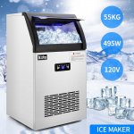 Ktaxon 120V/60Hz Automatic Ice Machine for Restaurant Bar Cafe