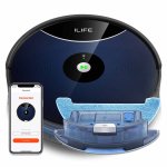 ILIFE A80 Max-W Mopping, Robot Vacuum and Mop 2-in-1, 2000Pa, Wi-Fi, 2-in-1 Roller Brush, Route Planning