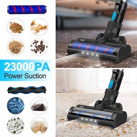 INSE 23Kpa 10-in-1 Cordless Vacuum Lightweight Stick Vacuum Cleaner for Hardwood Floor Carpet Pet Hair