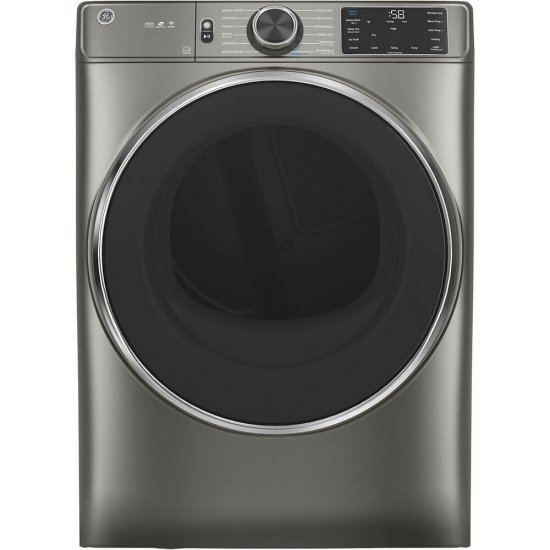 GE GFD65ESPNSN 7.8 Cu.Ft. Satin Nickel Electric Dryer