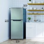 Danby 7.0 Cu. Ft. Frost Free Top Freezer Refrigerator in Stainless