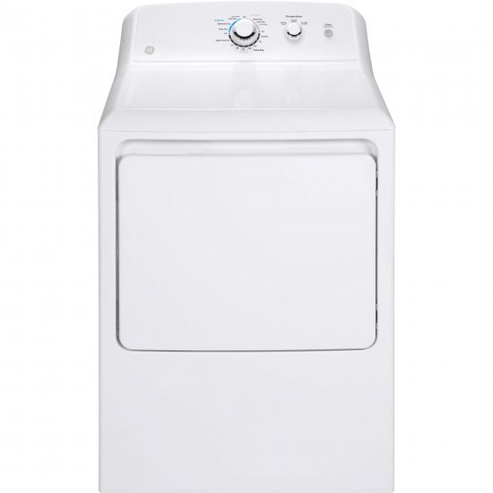 GE GTX33EASKWW 6.2 Cu. Ft. White Electric Dryer