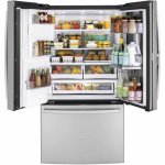 E 27.8-cu ft French Door Refrigerator with Ice Maker and Door within Door (Fingerprint-Resistant Stainless Steel Stainless Steel)