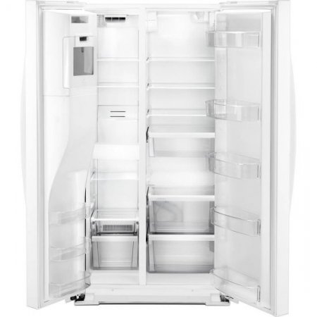 Whirlpool WRS571CIHW 21 Cu. Ft. White Counter Depth Side-by-Side Refrigerator