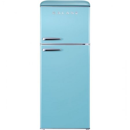 Galanz GLR10TBEEFR 10 Cf. Top Mount Refrigerator Retro Style