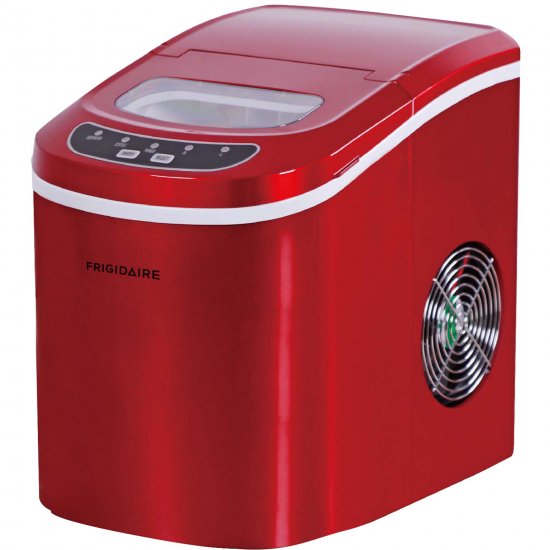 Frigidaire 26 lb. Countertop Ice Maker (EFIC102), Red