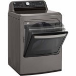 LG DLEX7800VE 7.3 Cu. Ft. Smart Wi-Fi Enabled Electric Dryer with TurboSteam - Graphite Steel