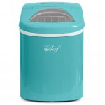 Deco Chef IMTQA Compact Electric Ice Maker Turquoise (Renewed)