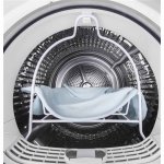 GE GFT14ESSMWW 24 Frontload Electric Dryer with 4.1 cu. ft. Capacity Stainless Steel Basket Electronic Touch Controls Energy Star Certified Damp Alert Extended Tumble in White