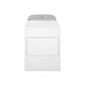 Whirlpool WED49STBW 7.0 Cu. Ft. White Top Load Electric Dryer with Steam